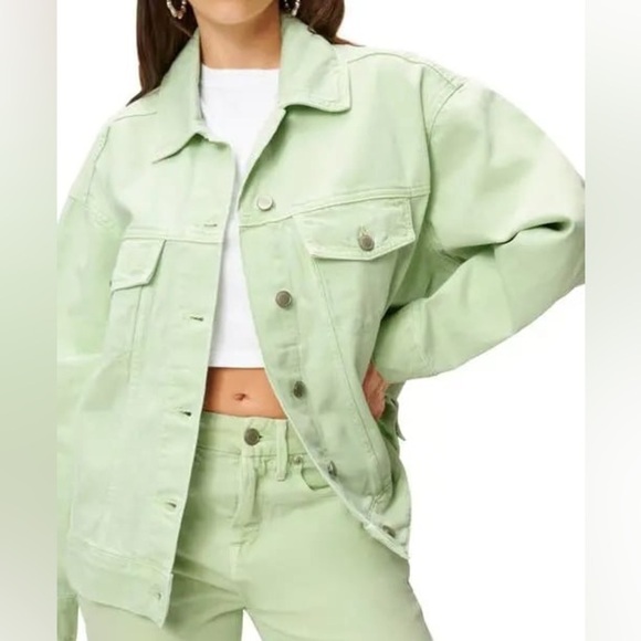 NWT Good American | Good 90s Denim Jacket | oversized fit Women’s Sz XL 14-16 - Picture 7 of 11